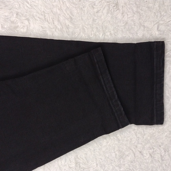 Vervet By Flying Monkey Black High Waist Straight Leg Colored Denim Cargo Jean - Picture 12 of 13